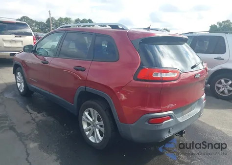 2015 Jeep Cherokee Sport z USA, uszkodzony, nr VIN 1C4PJLAB1FW658087